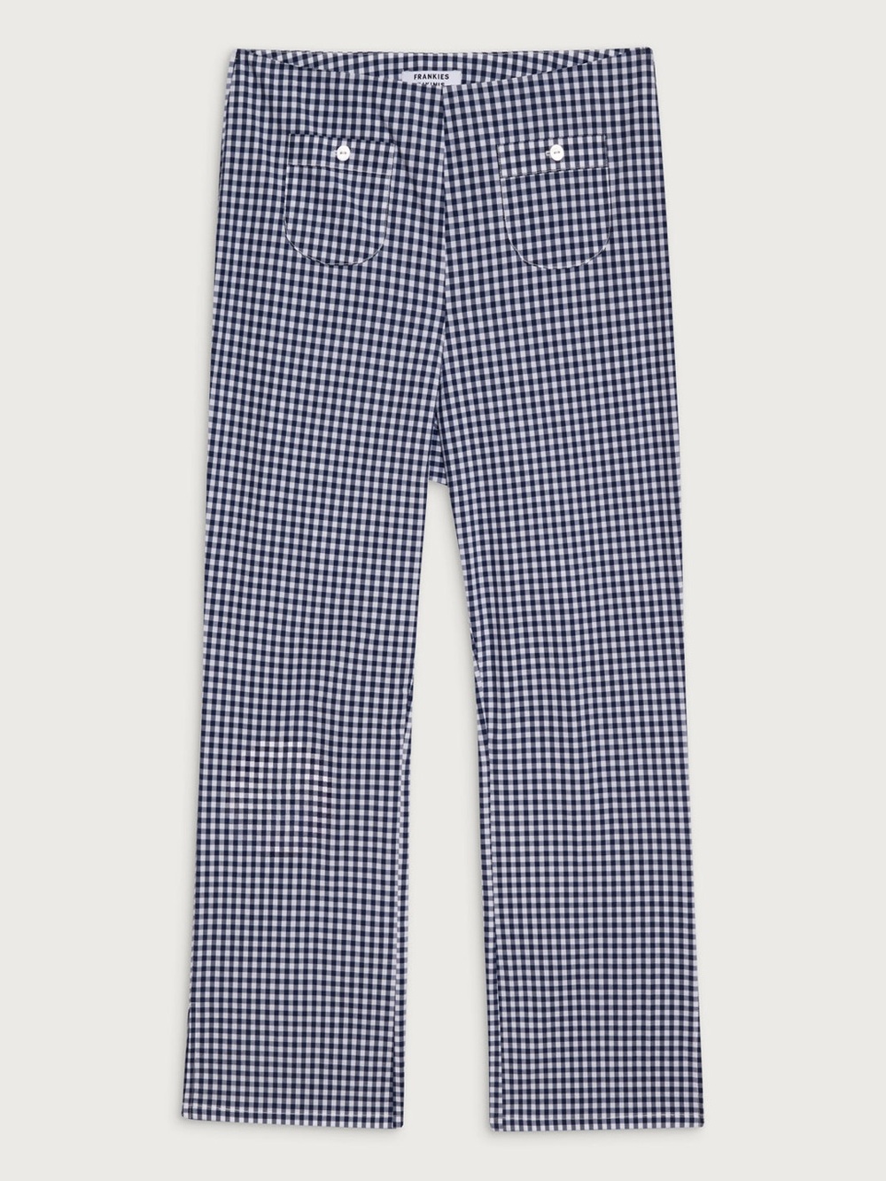 Frankie’s Biknis NWT Parlour Poplin Capri in Seaside Gingham | XL